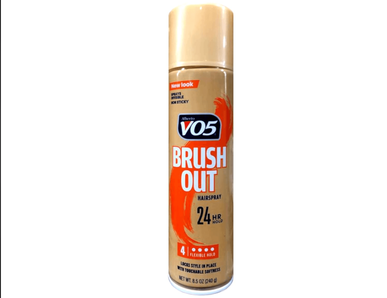 Product Name  VO5 Brush Out Hairspray – Flexible Hold (Level 4) 8.5 oz (240 g)